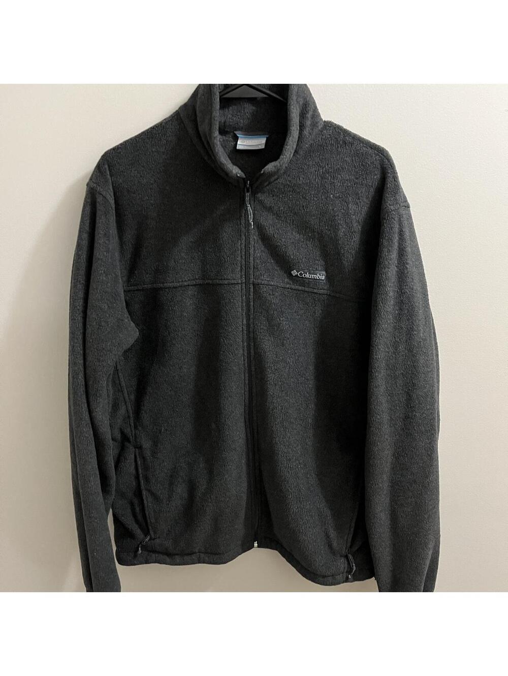 Columbia black/grey fleece jacket